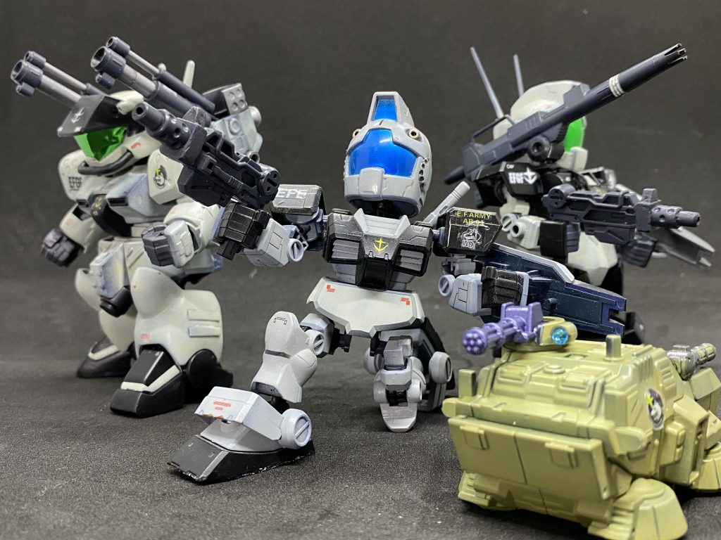 これをやらずにはいられない!!!
…かなーり昔に作った量産型ガンキャノンも改修して、こっそりVer2.0になっております。