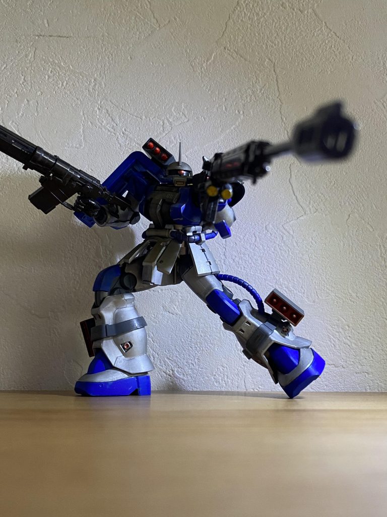 MS用対艦ライフルをにとうりゅうで持って、
一気に発射‼️