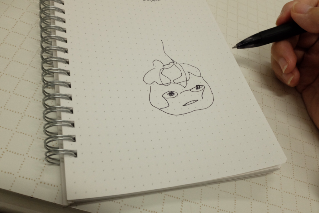 ……誰を描いたの、これ…。