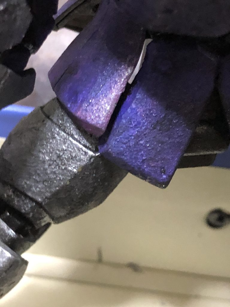 ヴァイオレットの混ざり具合が我ながらお気に入り