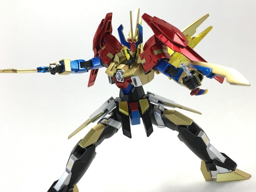 塗装には主にガンダムマーカーエアブラシを使用しました。