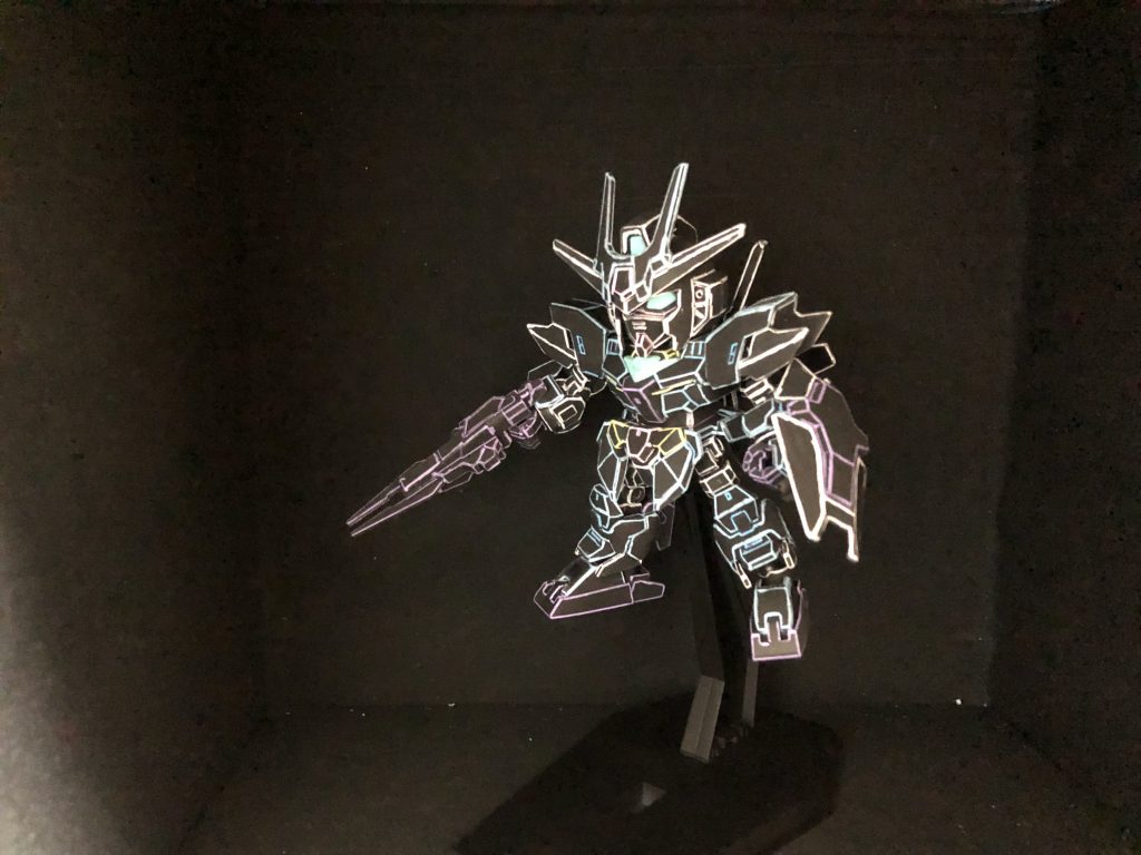 SDCSアースリィガンダム ハシビル考案ネオン風塗装–3枚目/制作者：ハシビル