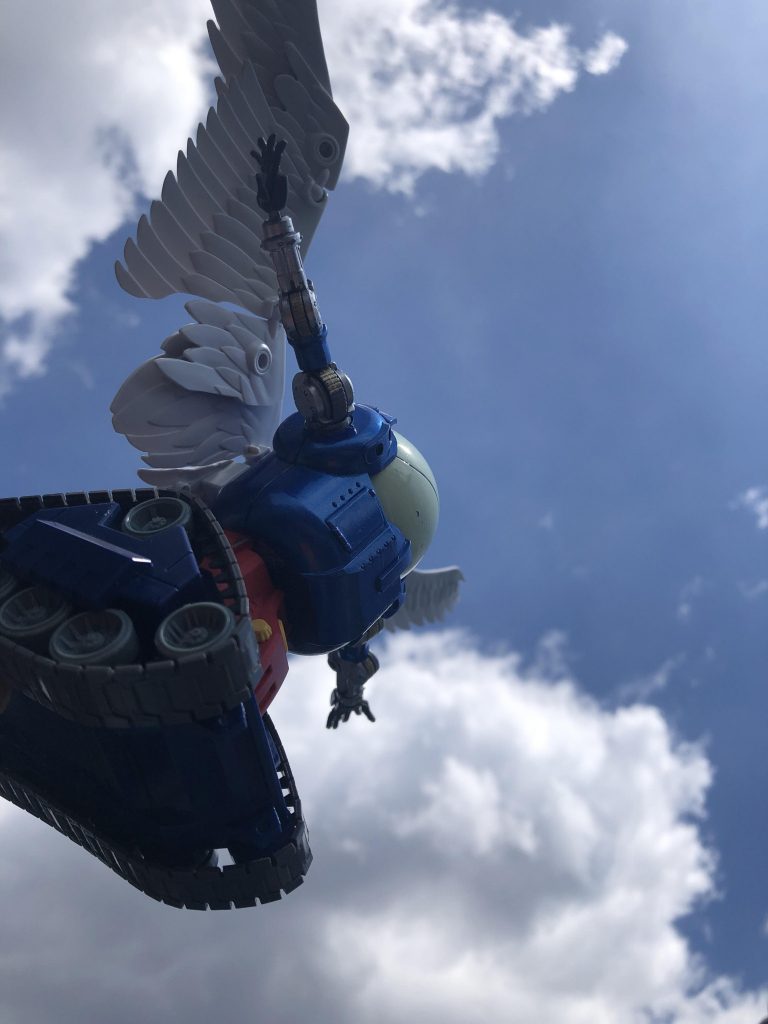 ベランダで撮影しました。