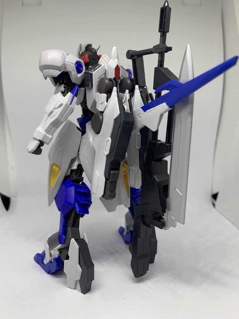 背面
正面とは正反対でめっちゃごつくなりましたw
ルプスの腕がランチャーに見えて使ったらめっちゃごついw