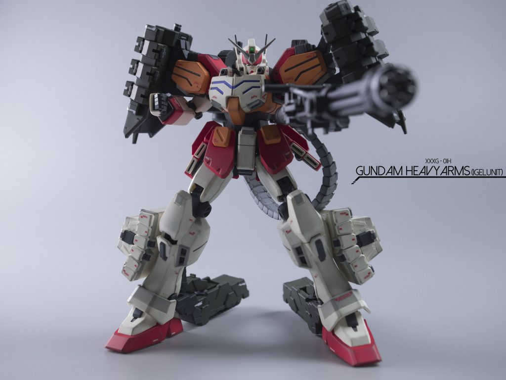 MGガンダムヘビーアームズ（イーゲル装備）–3枚目/制作者：ぼうし