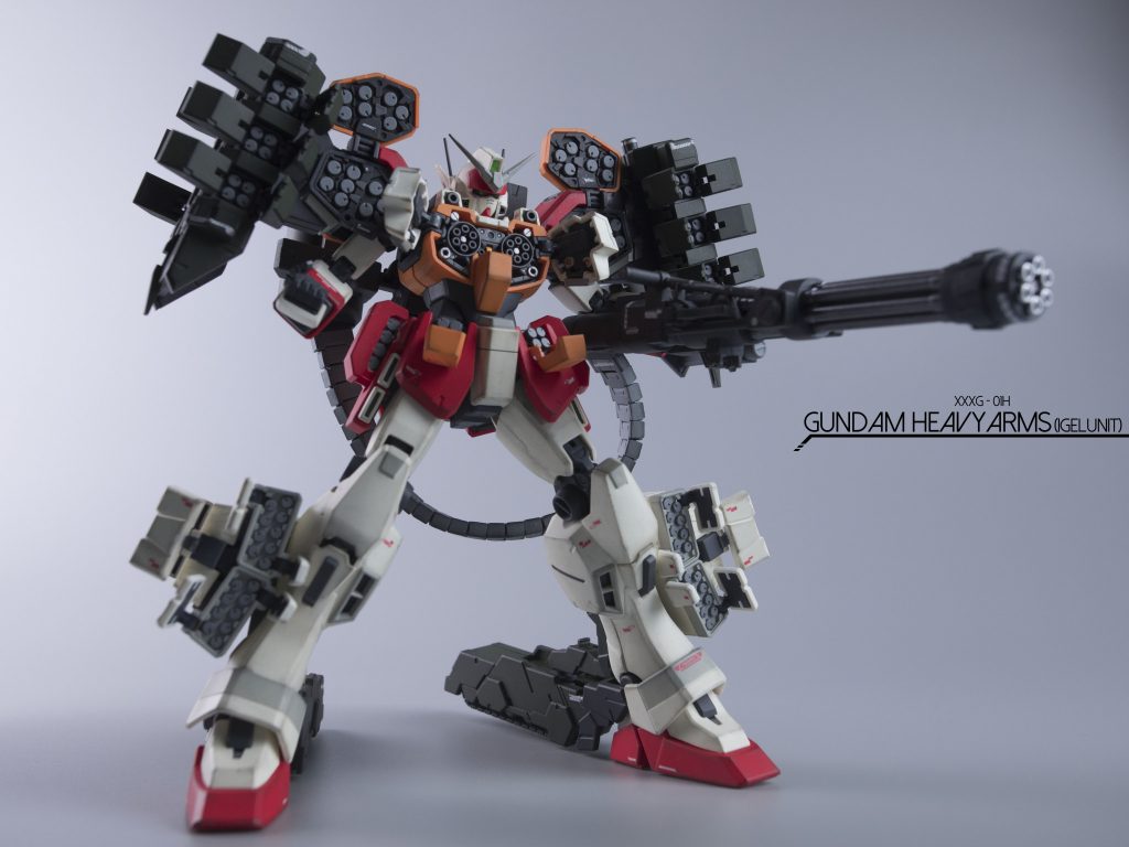 MGガンダムヘビーアームズ（イーゲル装備）–4枚目/制作者：ぼうし