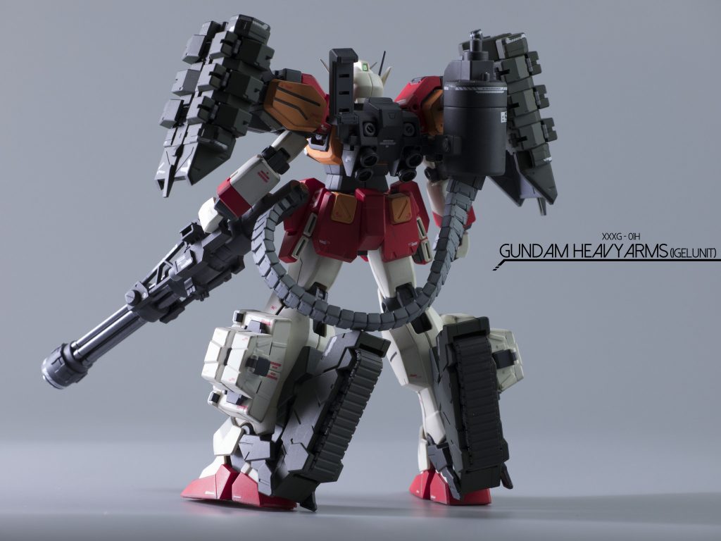 MGガンダムヘビーアームズ（イーゲル装備）–2枚目/制作者：ぼうし