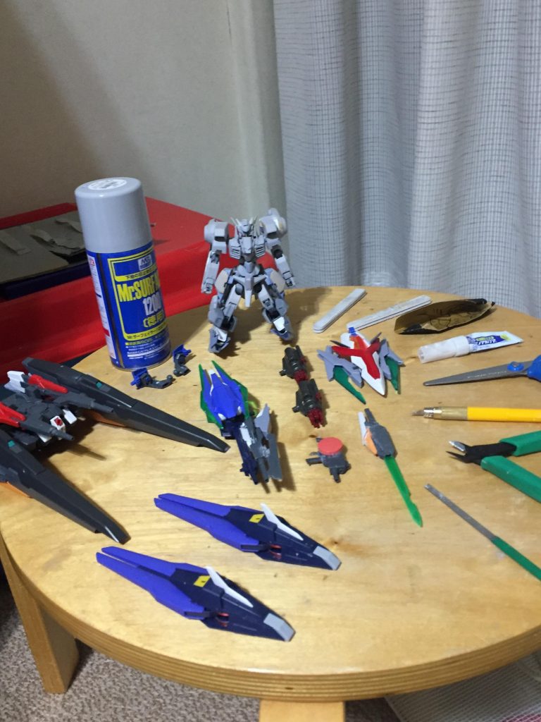 最後は共に頑張った道具達も一緒に。 
ご覧いただきありがとうございました!