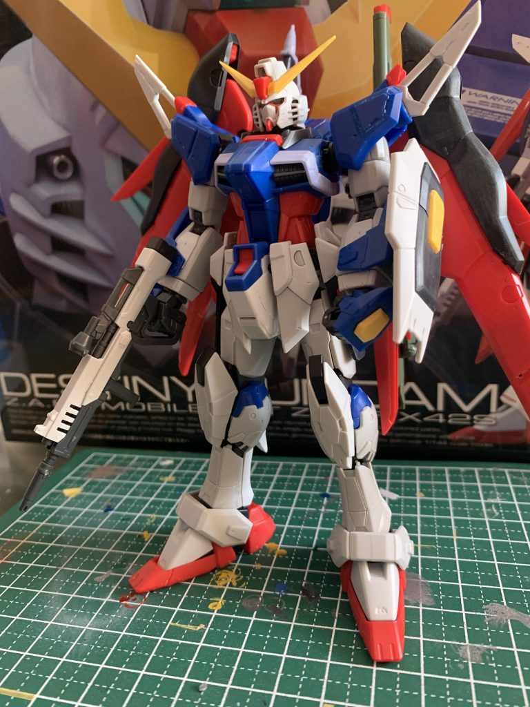 仮組み→バラして塗装の流れも初挑戦