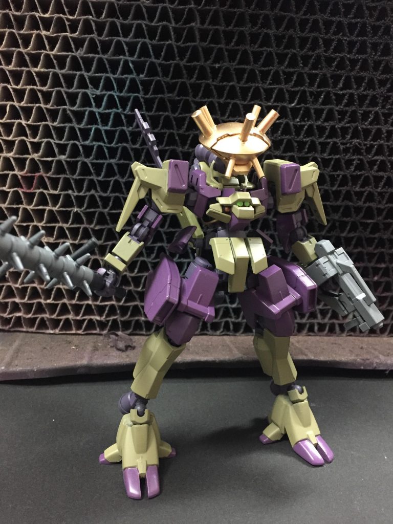 改修＆所属組織は鉄血世界の中東大型企業で自衛用のMSとして作製．
モロクの名前も出土された恐竜の名前が由来．(スティギモロク)
パイロットは元ギャラルホルン所属の本社勤務のテストパイロットで…30代位の中東出身の男性(あとでかんがえます)