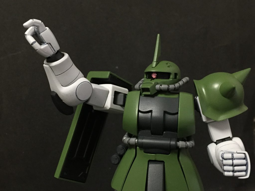 以上,FS型でした!HGUCのザクⅡは偶に無性に作りたくなるキット…閲覧してくださった方も是非作りましょ('ω')三( ε:)三(オリジン版じゃあないぞおおおおおおおおおおお