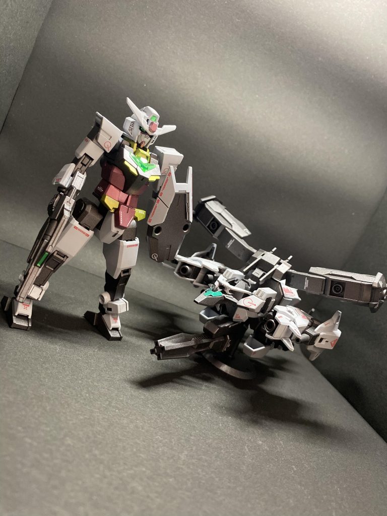 コアガンダムとユニットの2ショット