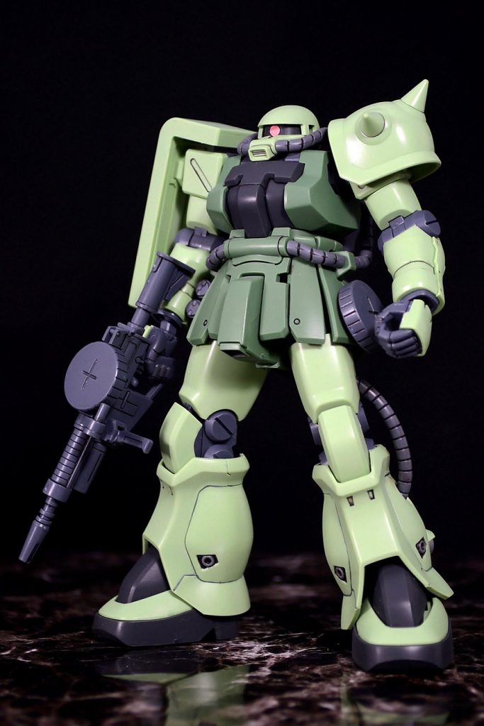 ■塗装レシピ

バーニア：ニュートラルグレーⅣ
バーニア内側：レッド
墨入れ：タミヤ墨入れ塗料ブラック 

つや消しコート有。