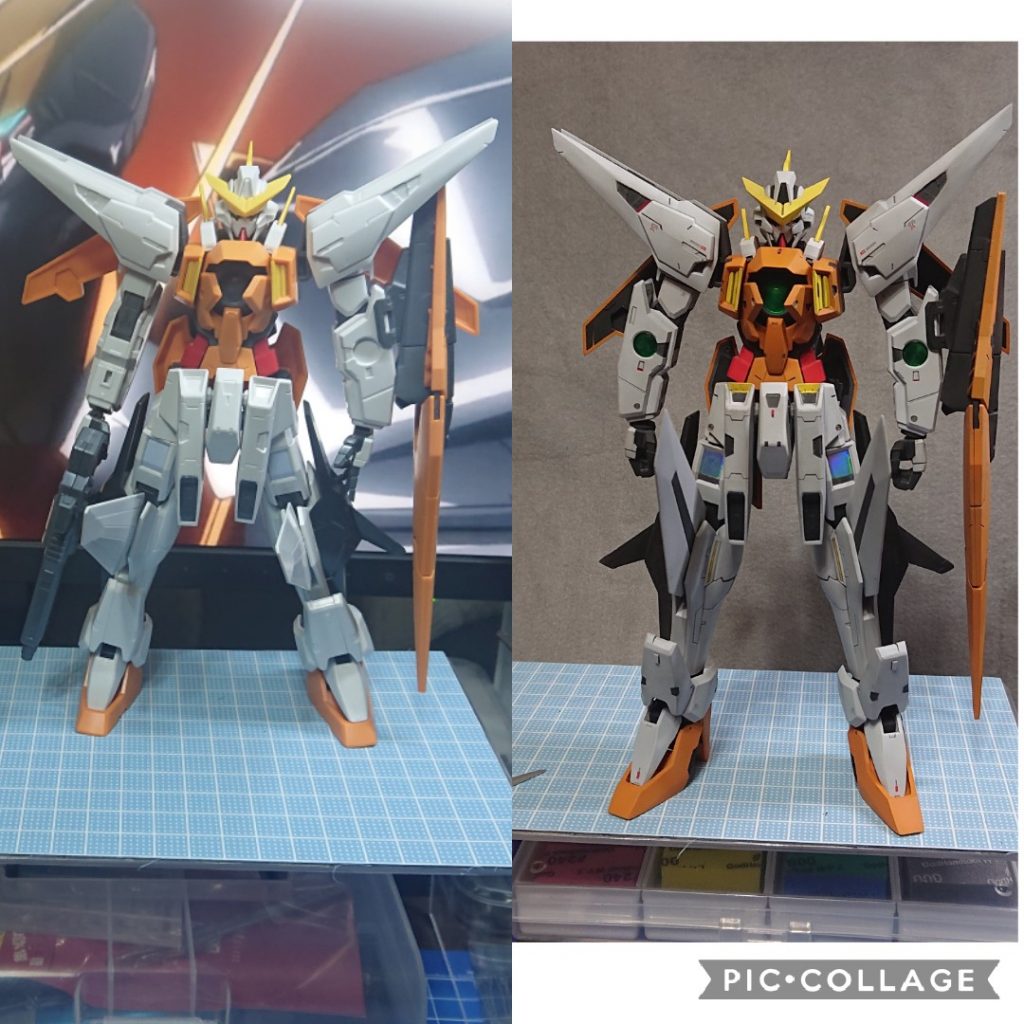 パチ組みとの比較です