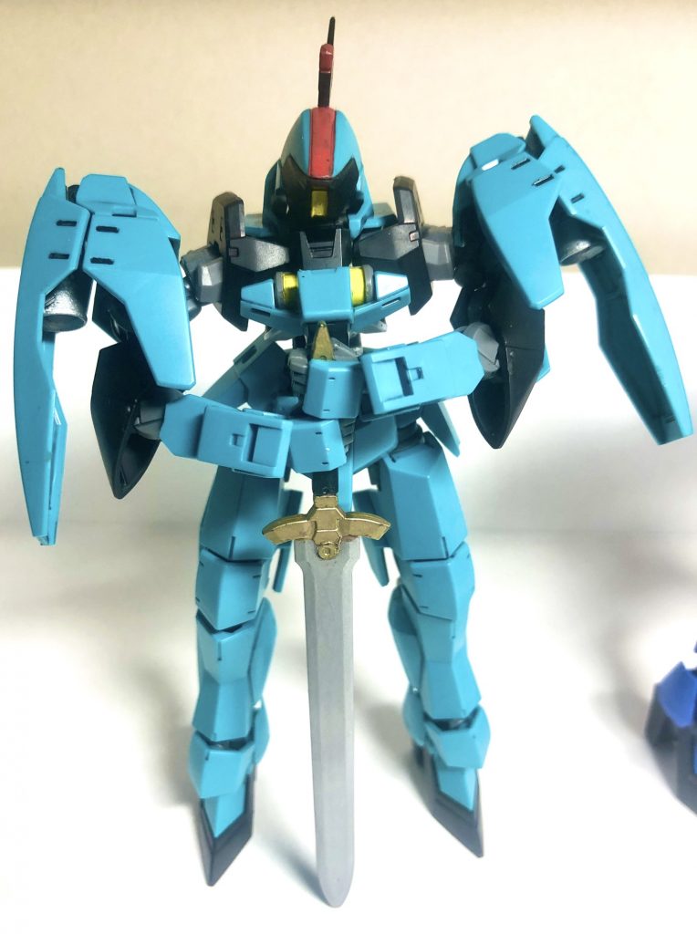 まあ、こっちのポーズの元ネタは言わずもがなグレイズリッターの登場シーンっすね