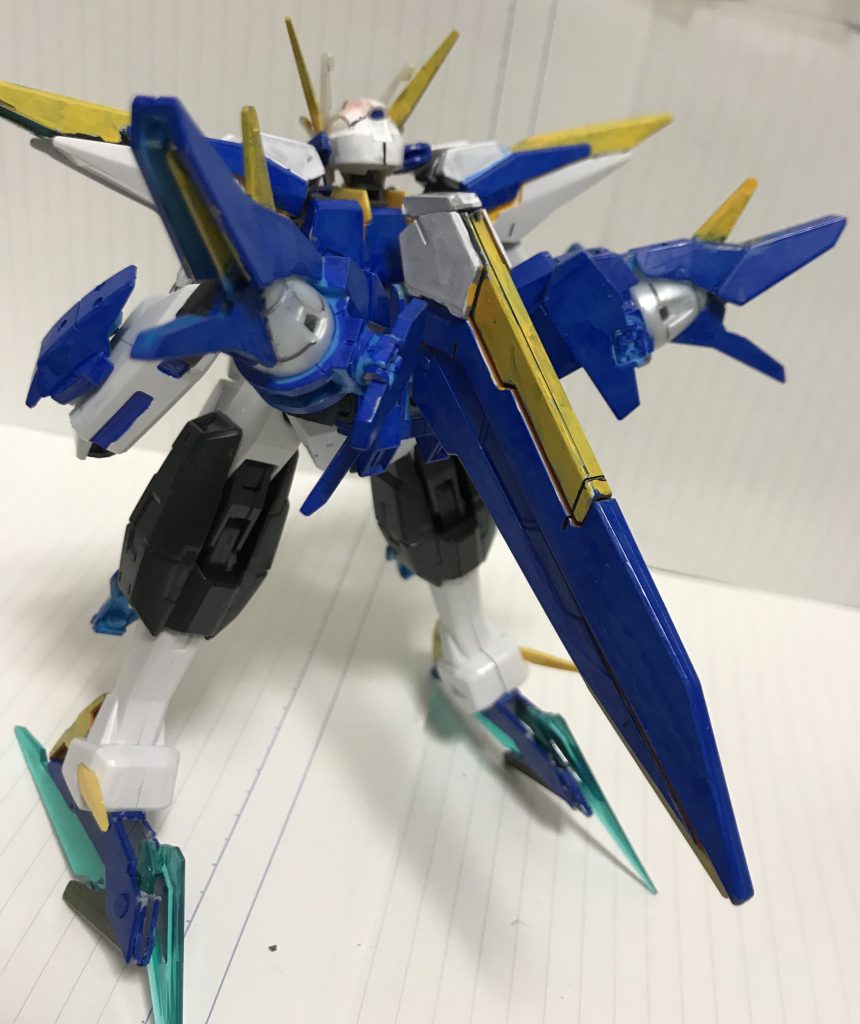 バックショット
ハルートに合わせてバックパックは腰です