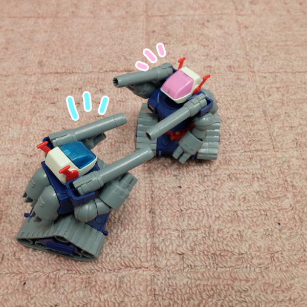 カーペットの上