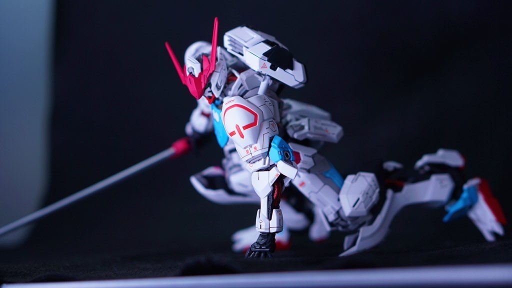 アクションパターンも撮ってみました。
バルバトスはめっちゃ動くので助かりました🤩