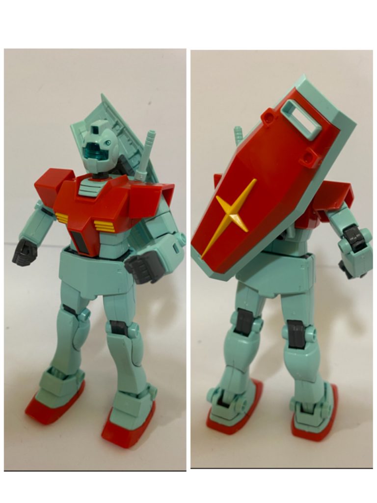 20年ぶりに作りました。スミ入れのみのノーマルジム