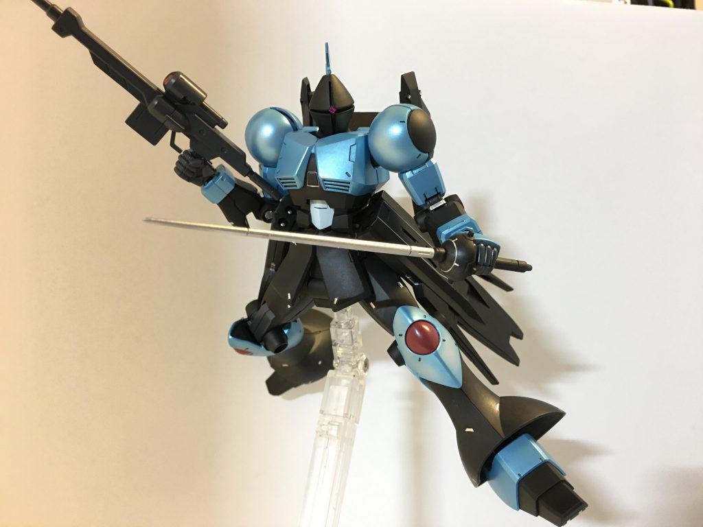 シールドは悩んだ末に非装備としました。
ヴィダール味に寄せたので。。
各所シルバーでスミ入れ。