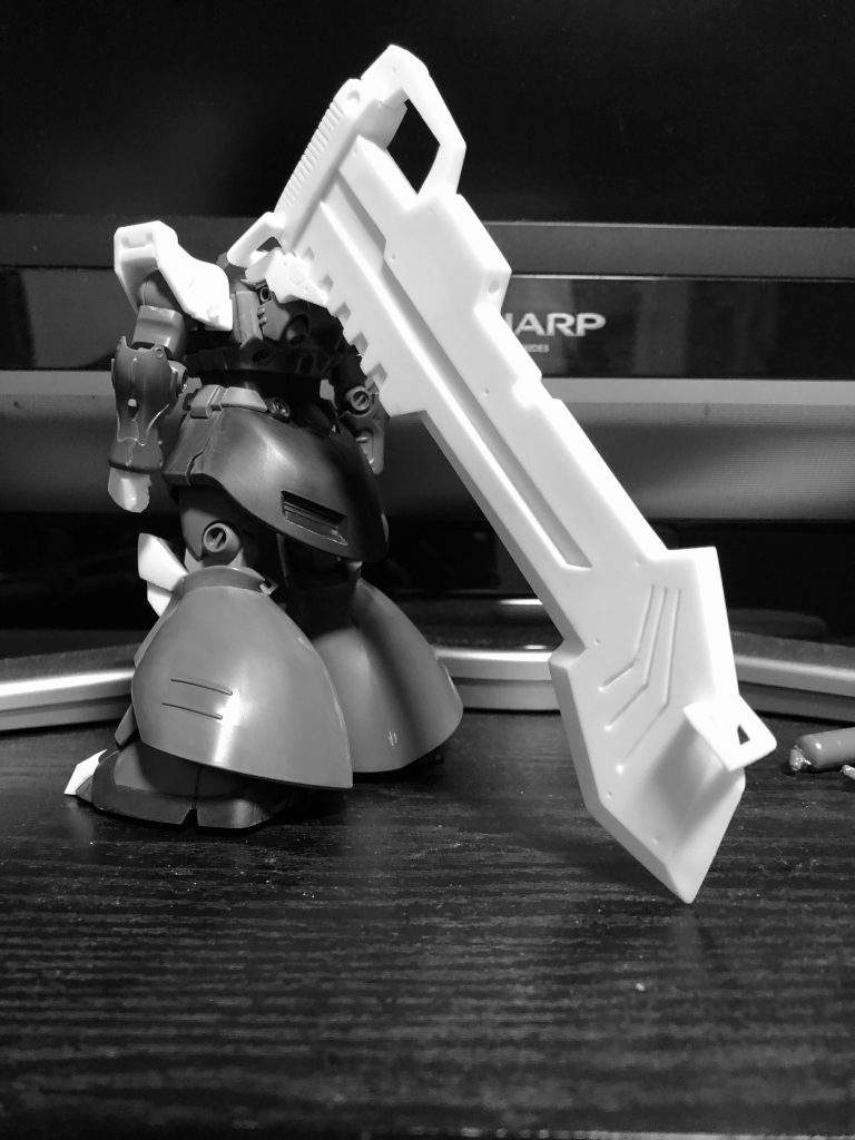 白いところがレジン部分ですね。
肩の形状にアレンジが効いています(^^)ココが好き