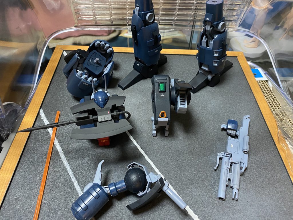 完成直前のトップコート前