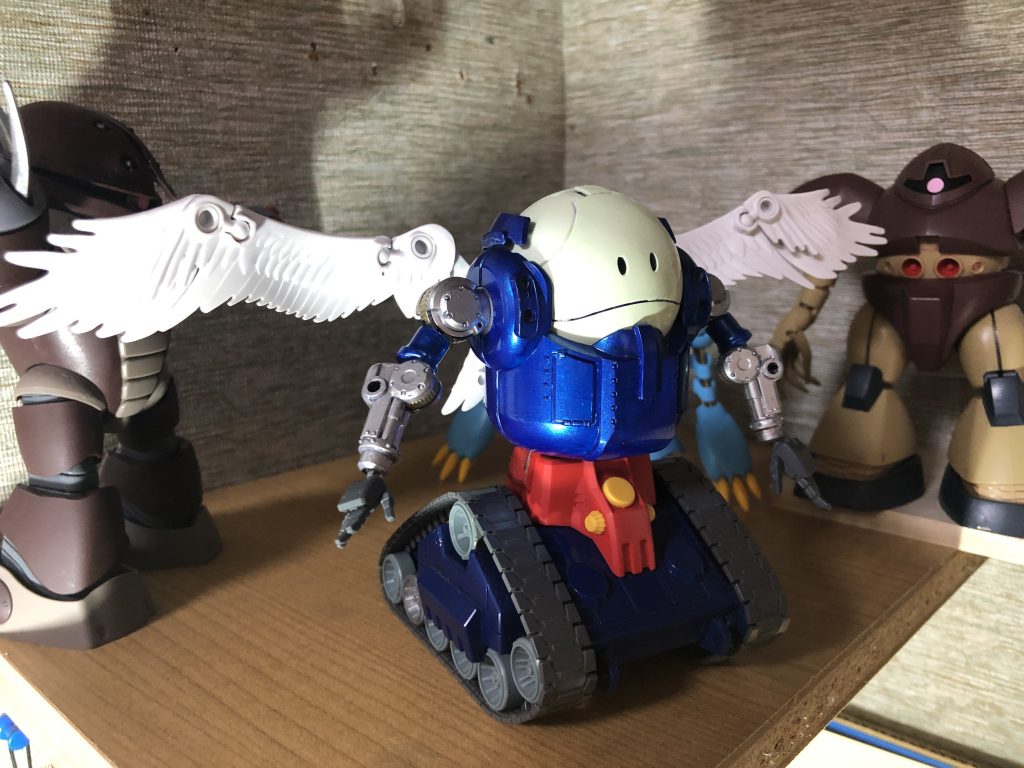 最初は小さい羽根だったので