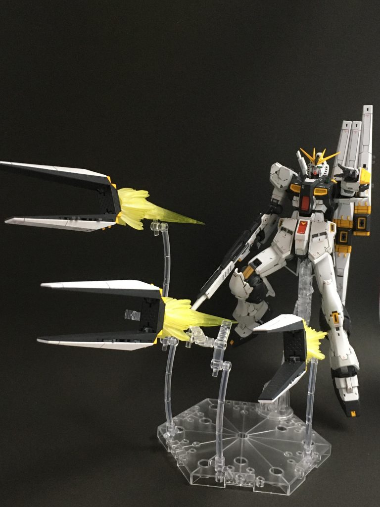 ファンネル。
ジェットエフェクトを別で購入しグラデ塗装。
エフェクトセットは当時買えなかったので…w
