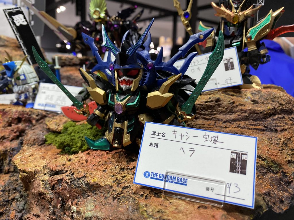 ヘラも、ガンダムベースのSDコンペに出展してます♪