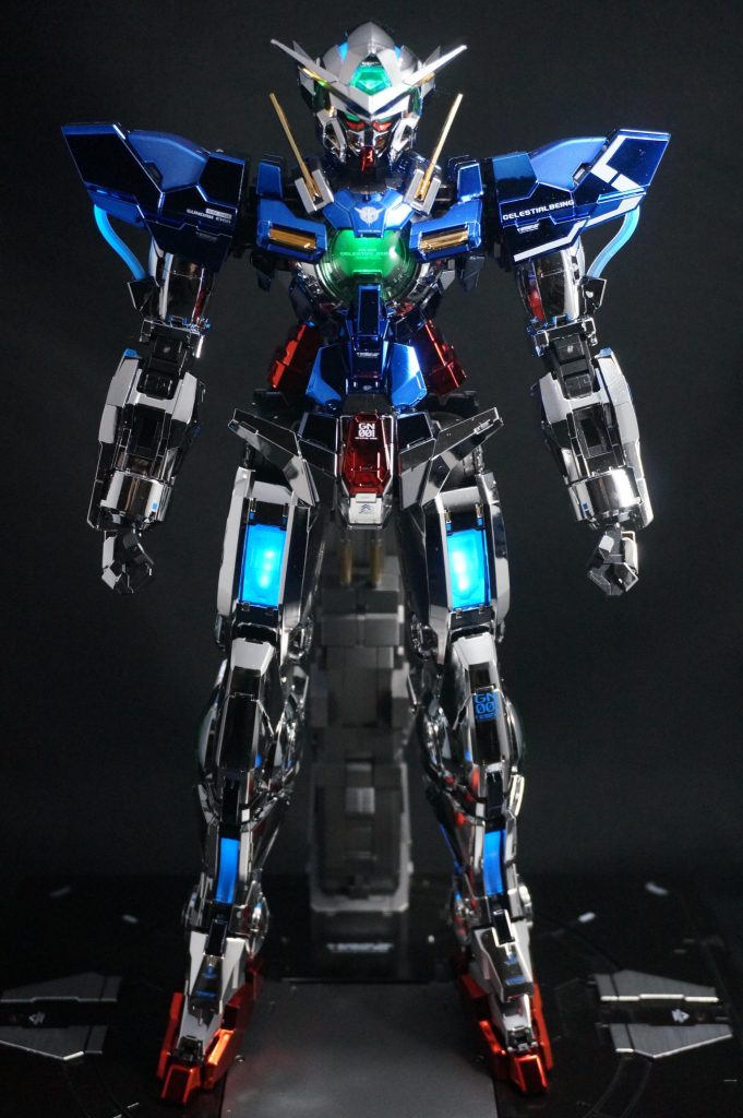 【メッキ加工】PG ガンダム エクシア Lighting Edition–2枚目/制作者：GUNPLUSTER LAB ｶﾞﾝﾌﾟﾗ専門のﾒｯｷﾗﾎﾞ