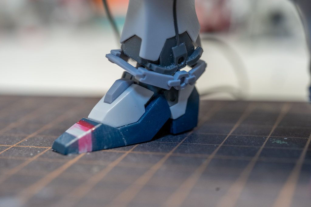 つま先を3ミリ延長しました。