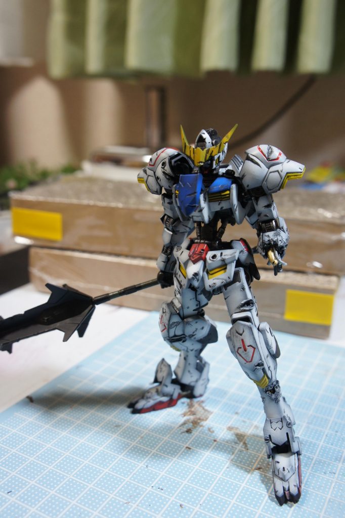 心のままにバルバトスをいたぶっていた頃の写真です(ぐへへ)

コックピットも開くようにしてます！