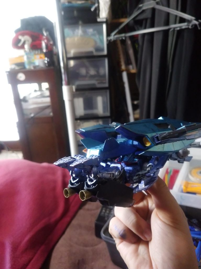 飛行形態(後ろ)マクロスのパーツ付けてみた！