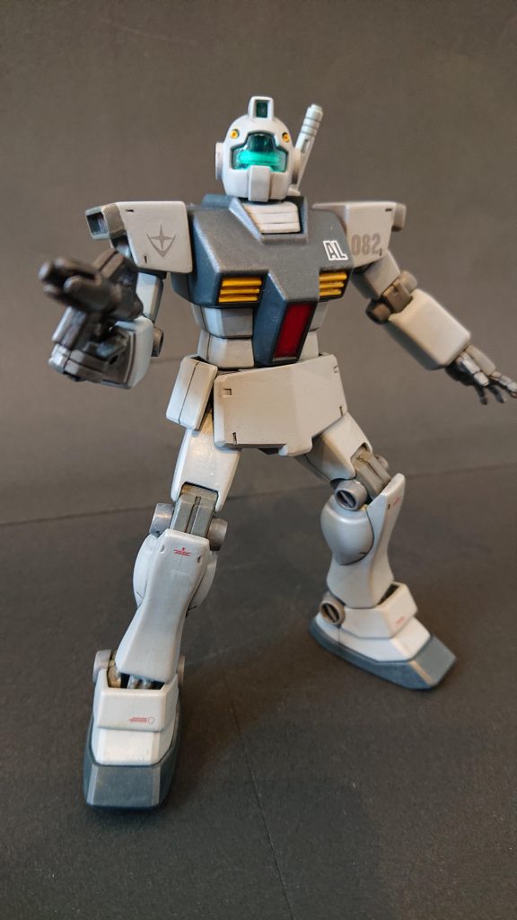 エアブラシ塗装、第二弾でしたが失敗したのでアクリジョンの筆塗りで仕上げました。