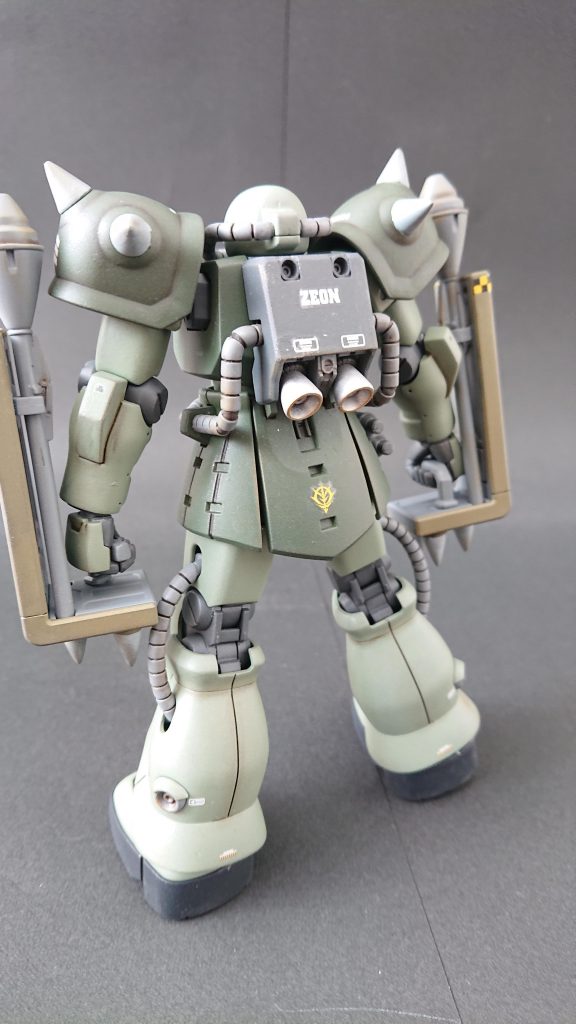 hgucザクⅡF2（近接格闘仕様）–7枚目/制作者：ガンプラおじさん