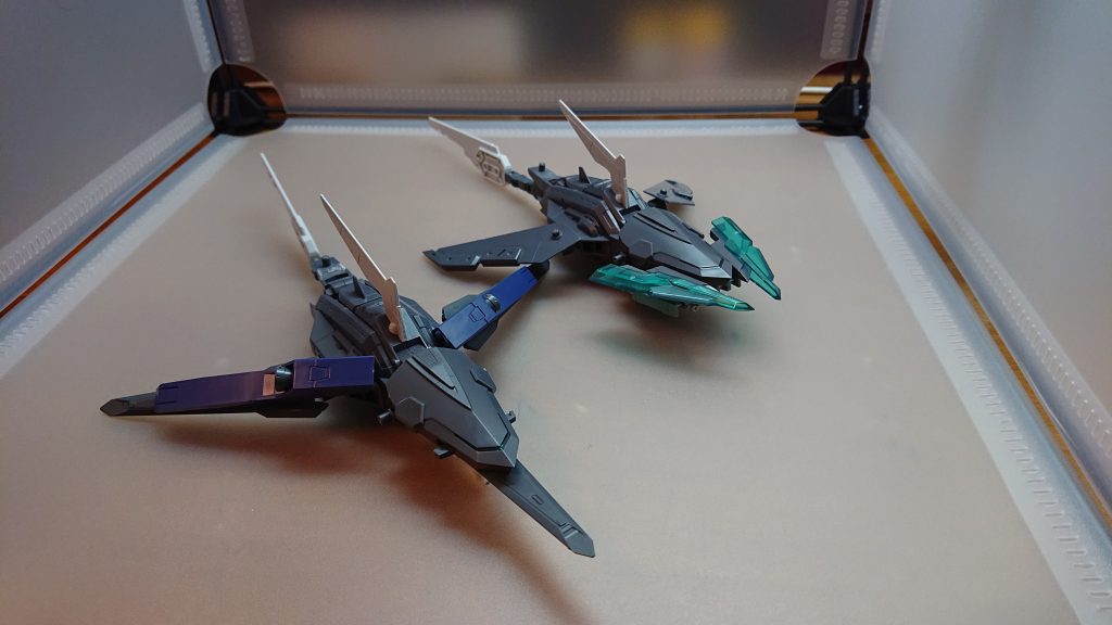 ソーシャーク、アンカーサメをモチーフにしたポセイディアの支援機攻撃特化になっているまだ塗装してないため未完成近日中にやる予定