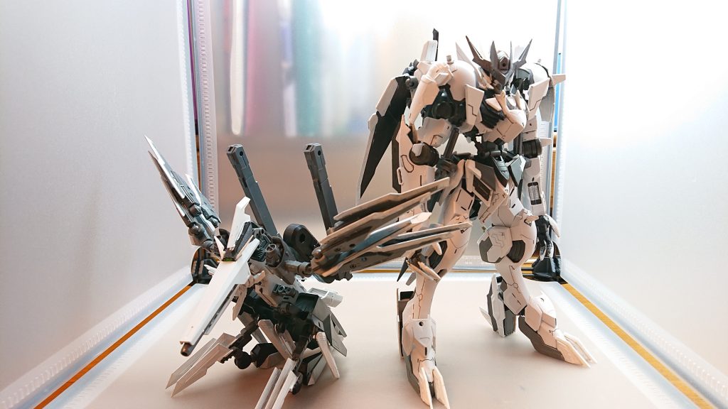 バルバトスヴォルフとフェルニルが合体太古の大いなる力が今よみがえる！！