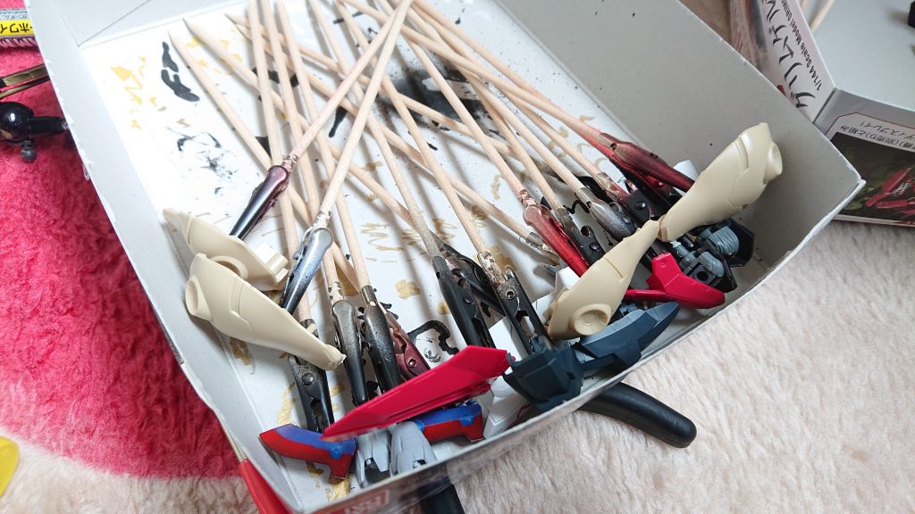 こんな感じでした!正直黒の塗料がギリギリだった...作れて良かったですw