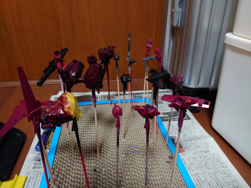 組み立てまえ。