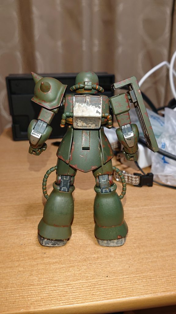 ストレーキング
ウォッシング
ウェザリングぺースト無し状態