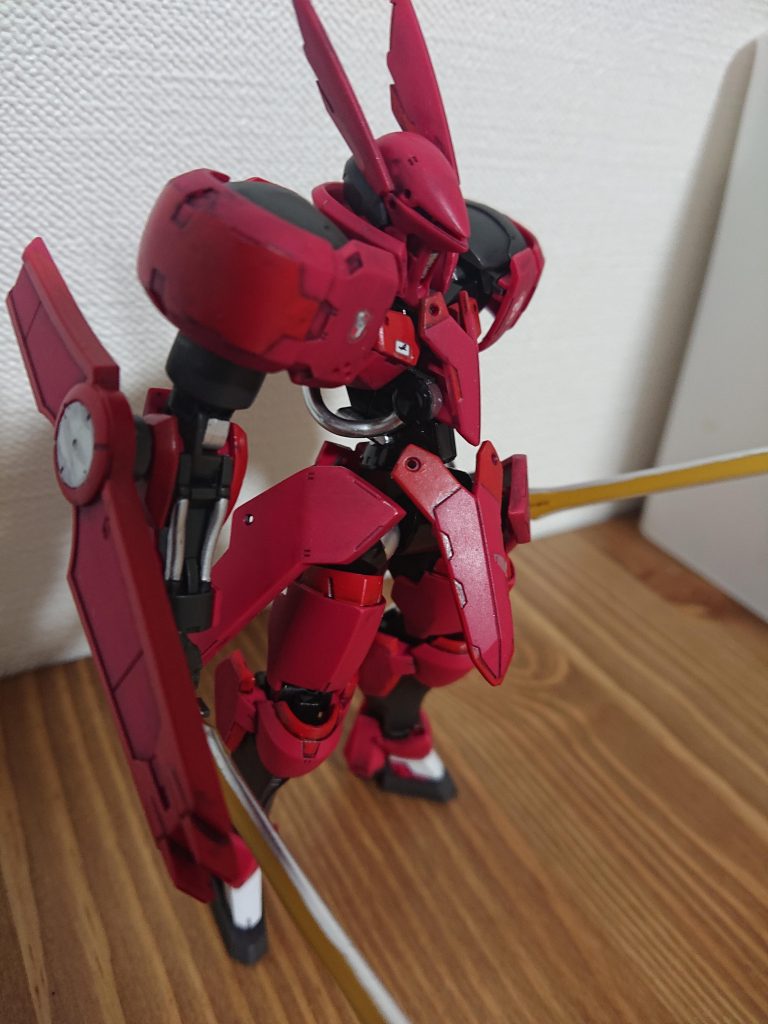 つや消しで仕上げです。