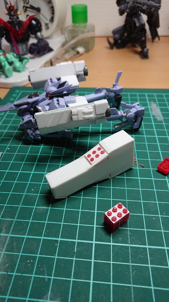 ミサイルポッドはダイソーのブロックを使用