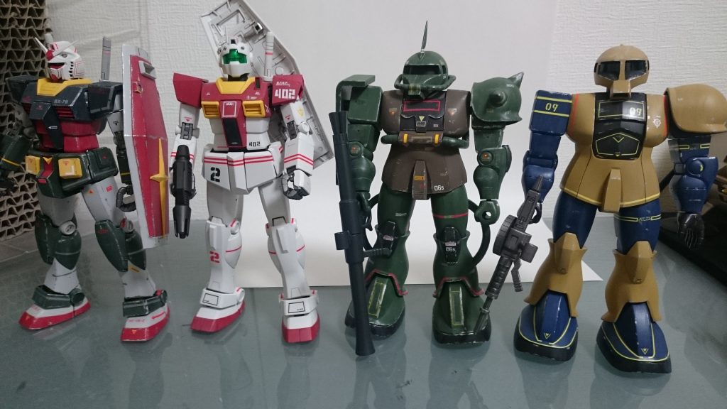 リアルタイプ達。このカラーリング良いですね。