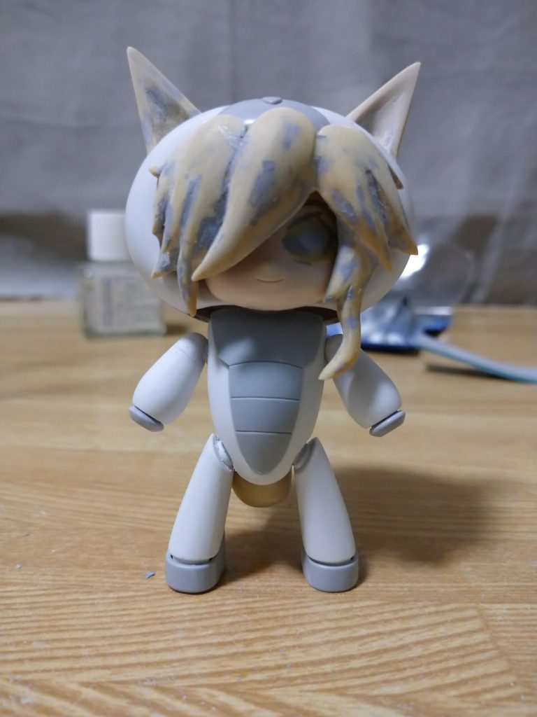 塗装前の最終段階