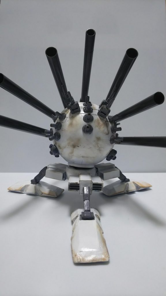 大迫力?の真正面から。ウェザリングも初めてだったけど中々いい感じ