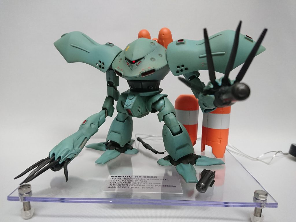 HGハイゴック＠小細工（全塗装・電飾）–2枚目/制作者：つしま