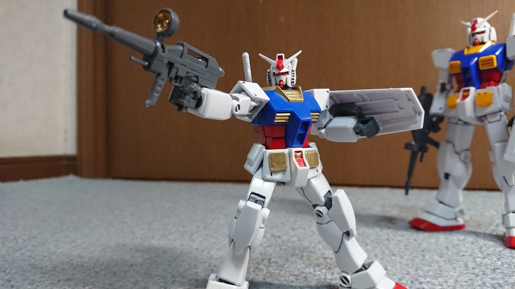 黄色パーツだけ金で塗りました
良いプロポーションだ