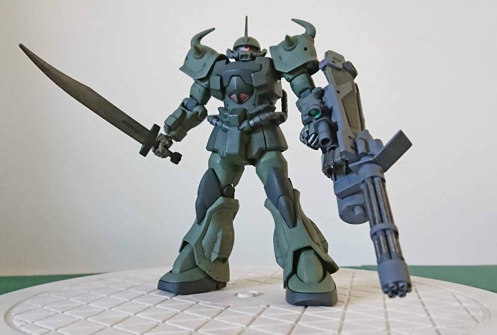 フル装備素立ち！漢なモビルスーツです。