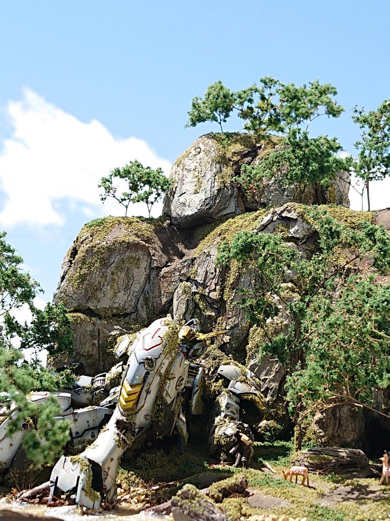 野外撮影の一枚！
地球とバルバトスという組み合わせも大好物です！！