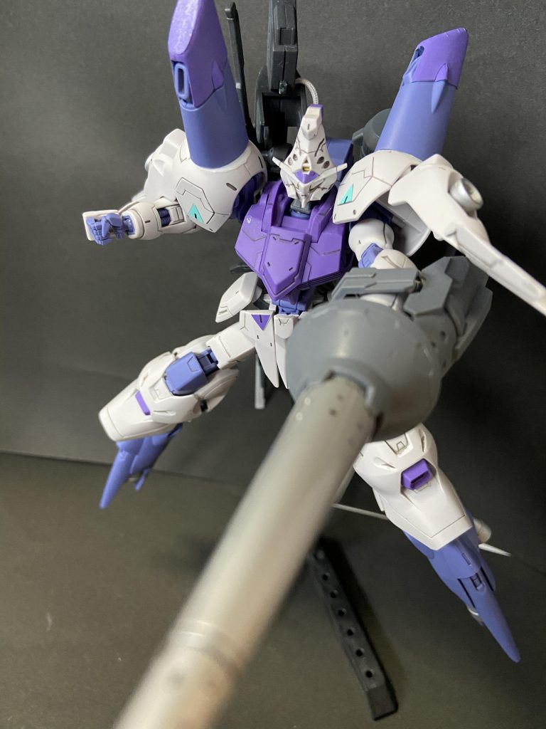 試作バトルランス
(キットはM.S.Gのバトルランス)
腕にみっちり装備できるとこが大好きです